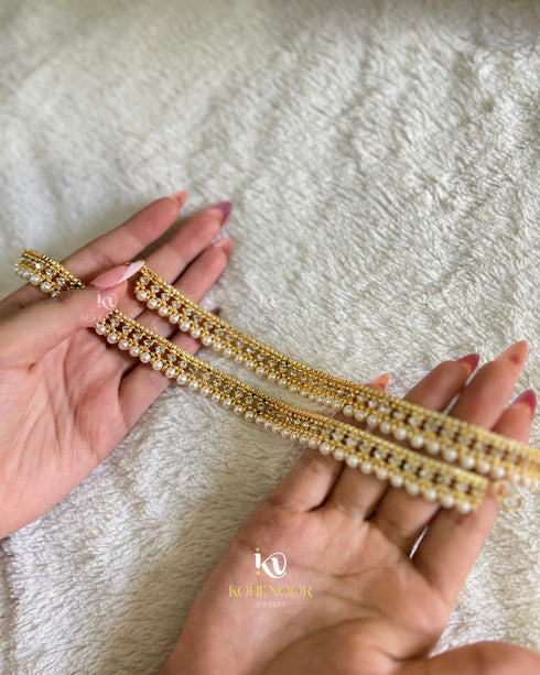 Manjus Pearl Elegance Payal